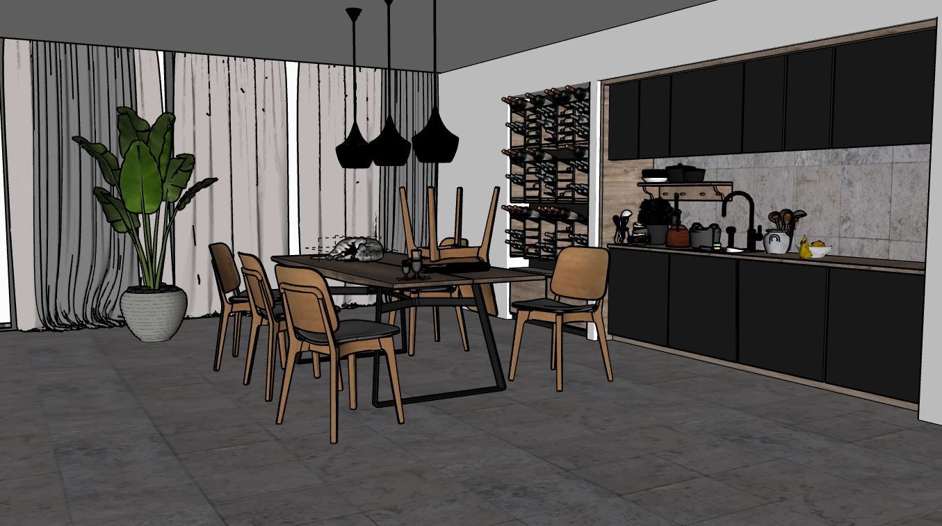 SketchUp após limpeza geral