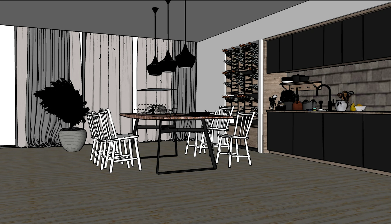 Modelo SketchUp sem preparo