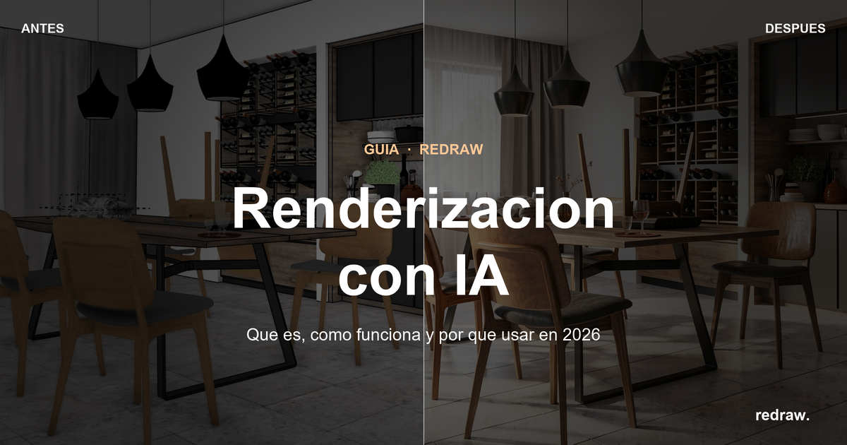 Renderización con IA: Qué Es, Cómo Funciona y Por Qué Usar en 2026